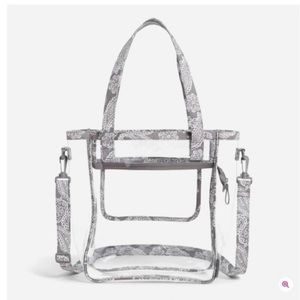 Vera Bradley Clearly Colorful Stadium Tote Bag NWT